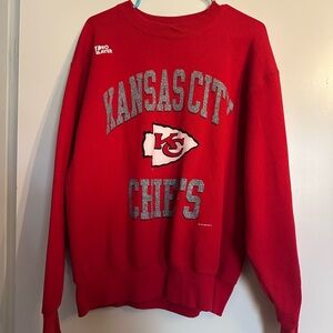 Pro Player Kansas City Chiefs Red Crewneck Sweater